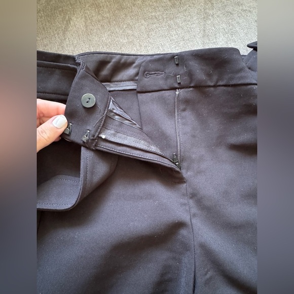 Express Black Shortie High Rise Tailored Shorts Size 6 - Picture 12 of 12